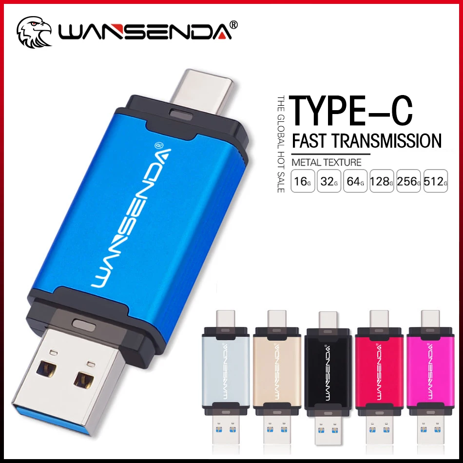 

WANSENDA металлический USB флеш-накопитель, 3,0 Гб, 512 ГБ, 256 ГБ, 64 ГБ, 32 ГБ, 16 ГБ