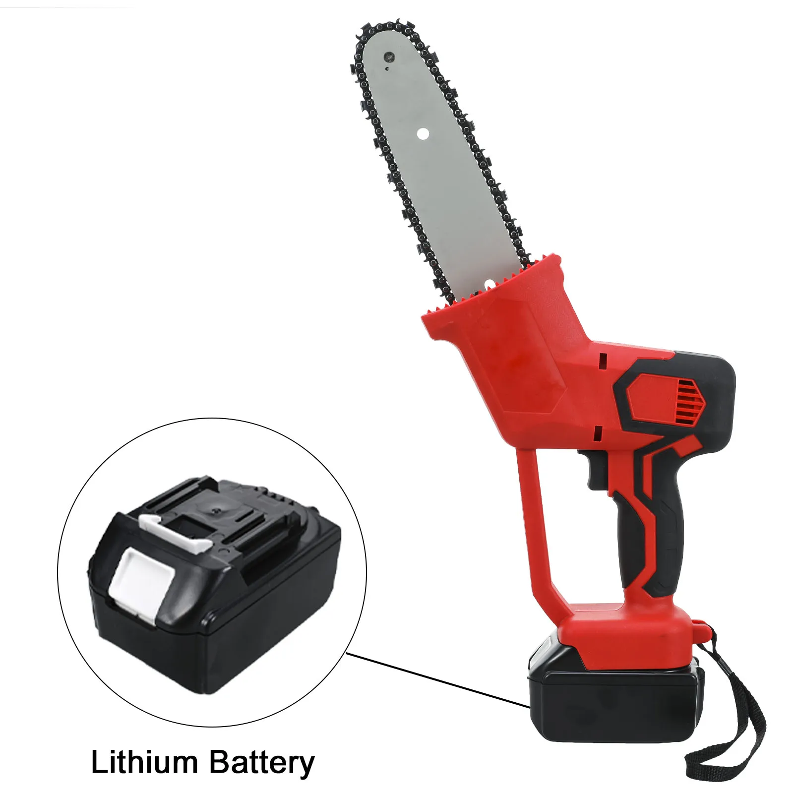 8 Inch 1200W Electric Saw Chainsaw Wood Cutter Brushless Motor Rechargeable For Makita Battery Garden Woodworking Power Tool | Инструменты
