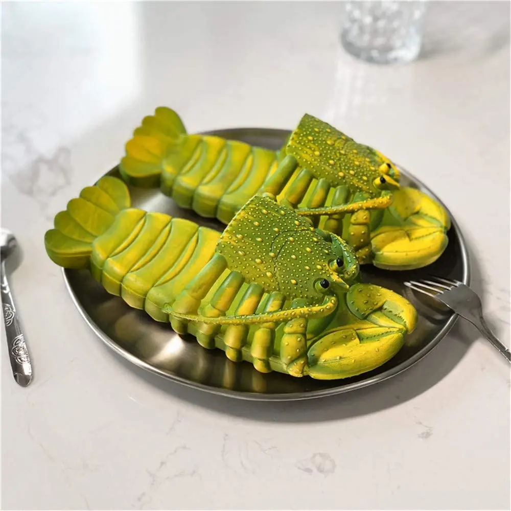 Cute Lobster Lobster Flip floops Funny Sandals Slippers Designer Brand Beach Non-slip Women Slides Bathroom Couple Summer New