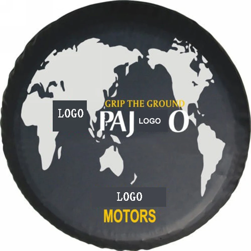 

15" 16" 17" 4x4 Spare Wheel Cover PVC Leather Spare Tire Cover for Jeep Trailer RV SUV Truck Tough Tire Wheel Soft Cover