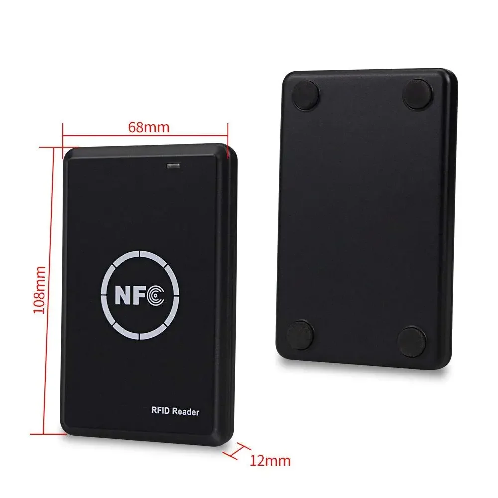 Считывательзаписыватель смарт-карт NFC, копирдубликатор RFID 125 кГц 13,56 МГц, USB-программатор для брелоков, карт ID, IC, EM, UID, EM4305, T5577, меток (art.: 3920db6901190) - 3920db6901190