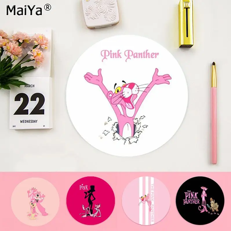 Maiya Custom Skin Pink Panther Durable Rubber Mouse Mat Pad gaming Mousepad Rug For PC Laptop Notebook