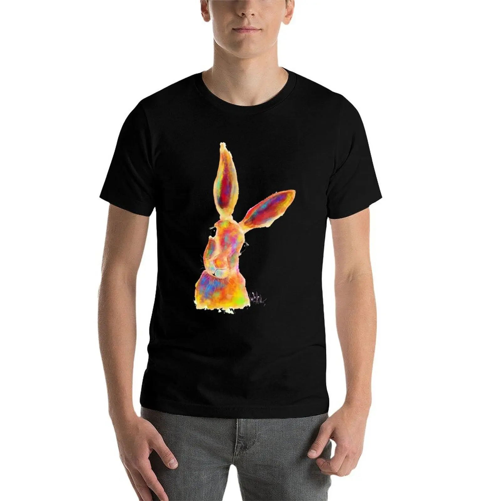 Фото Футболка HaRe / RaBBiT PRiNTS 'JiM JaM 2' от SHiRLeY MacARTHuR, дышащая футболка для путешествий №4