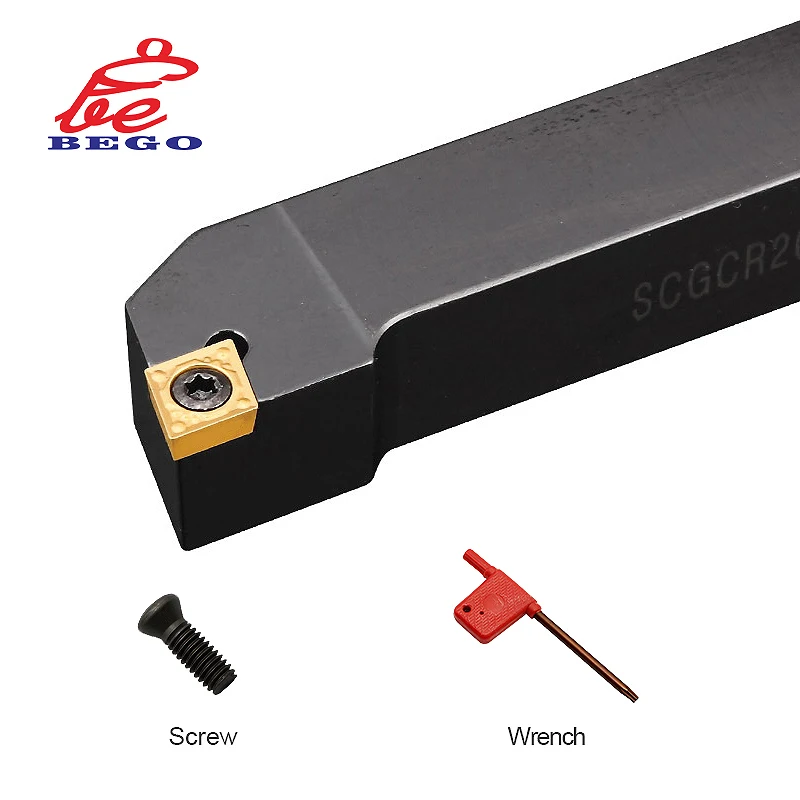 

SCGCR/L Turning Tool Holder Set For Semi-finishing And Finishing Operations Outer Grooving Carbide Blade
