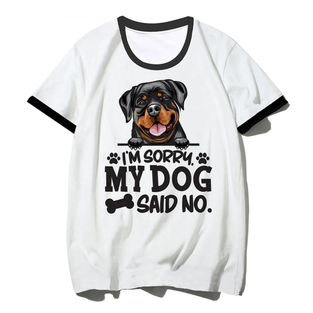 

Топ rottweiler женская летняя японская футболка Японская Женская Одежда Манга 2000s