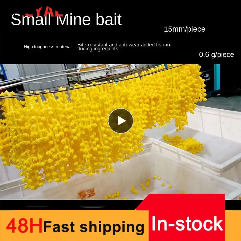 

1~10PCS Bite Resistance Soft Fake Lure Buoyancy Ball Shape High Toughness Material Fishing Simulation Bait Repeatedly Fake Bait