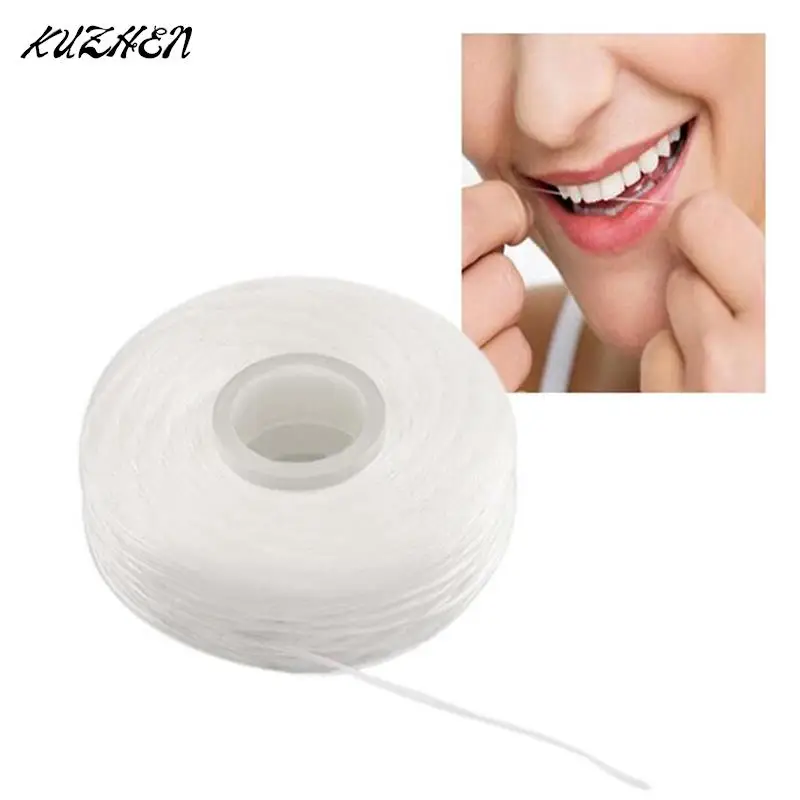 

50m Peppermint Flavor Dental Flosser Micro Wax Toothpicks Interdental Brush Oral Hygiene Clean Wire Teeth Stick