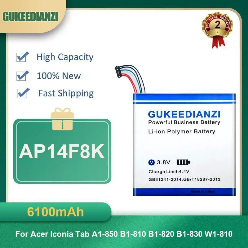 Фото Аккумулятор для Acer Iconia One 10 A5008 B3-A20 B3-A30 A3-A40 7 B1-730 B1-730HD A1402 Talk S A1-734 B1-733 Tablet 3-wire Tab A1-830 №2