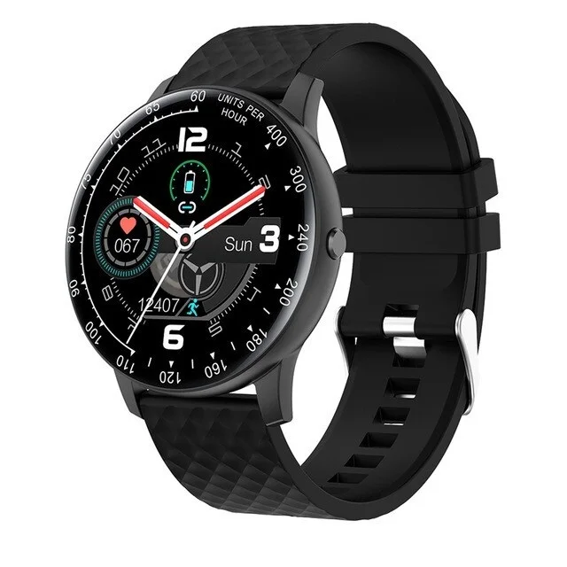 

[Latest]H30 Smart Watch DIY Watch Face Full Touch Round Screen Heart Rate Blood Pressure Monitor Sports Smart Watch