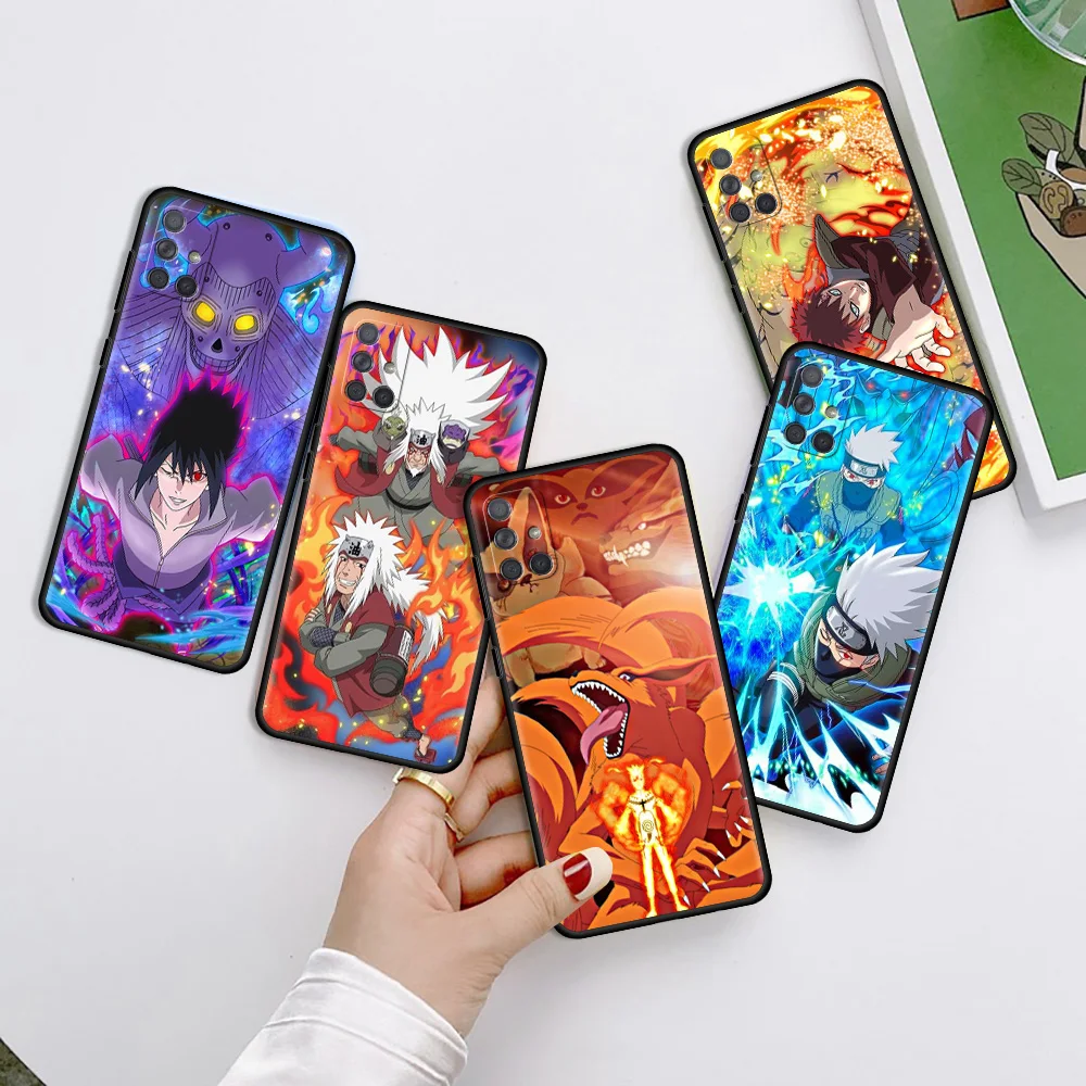 

Anime Naruto Kakashi Hatake Case For Samsung Galaxy A52 A12 A51 A53 A33 A71 A32 A31 A21 A01 A11 A22 Black TPU Phone Shell
