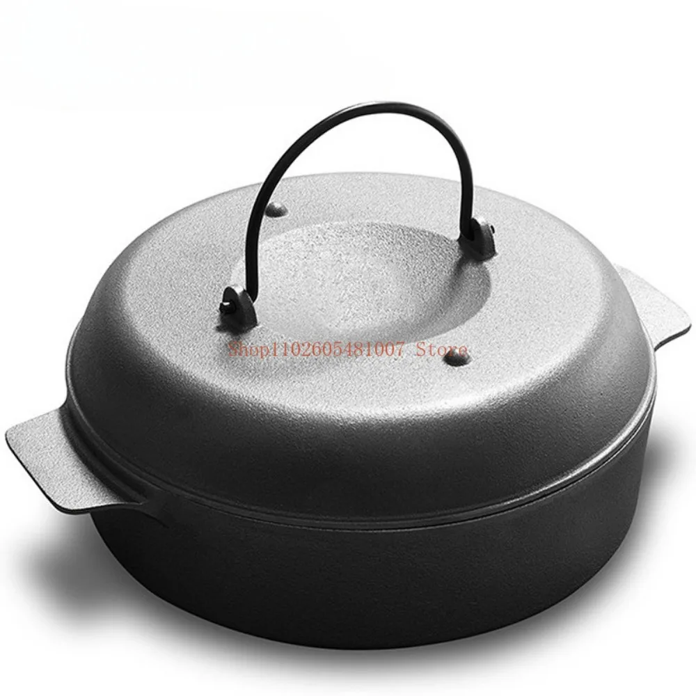 Утолщенный чугунный жареный сладкий картофель домашний горшок из свиньи