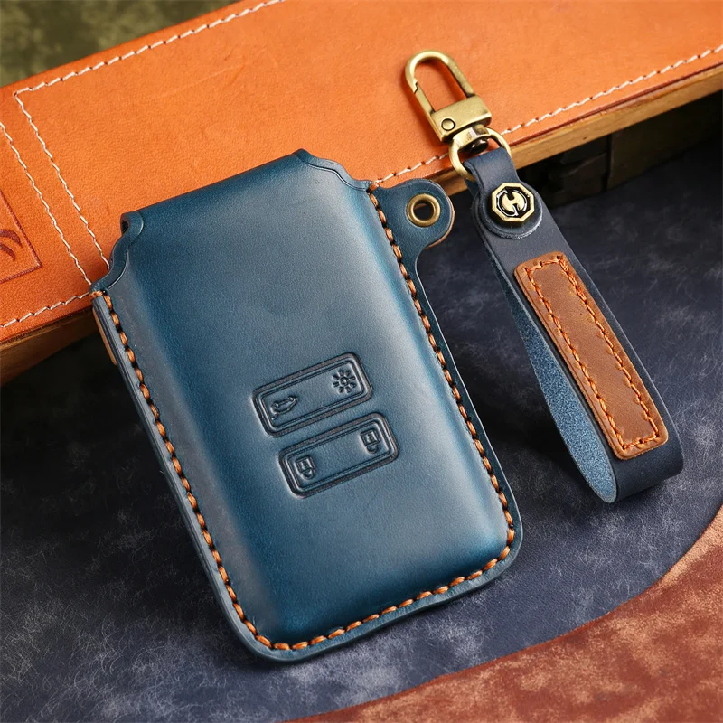 Чехол для автомобильного ключа Renault Koleos Kadjar Scenic Megane Sandero Espace Clio Captur Talisman Dacia Duster Logan