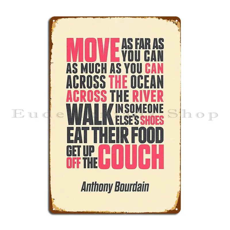 Шеф-повар Энтони бердэн цитата встаньте с кушетки Откройте свой мозг съедите