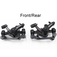 front rear bicycle caliper mechanical disc brake aluminum alloy smooth and stable control durable cycling mountain part mtb bike