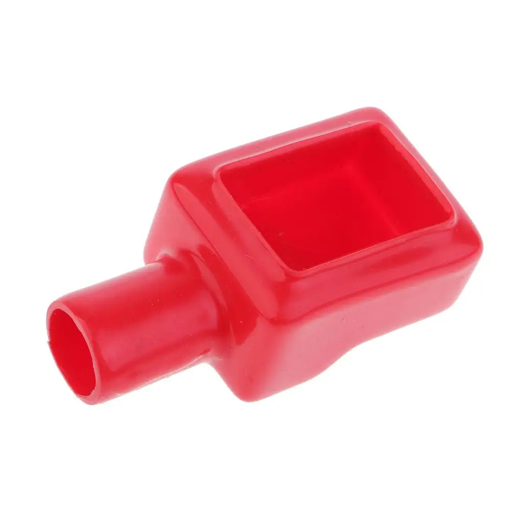 1 paar Изоляционные муфты для автомобильных аккумуляторов черные и красные