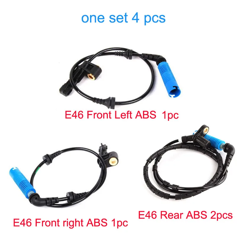 

Original Eustein ABS Sensor For BMW E46 Front and Rear one set 4 pcs 34526752681 34526752682 34526752683 Pulse generator ABS