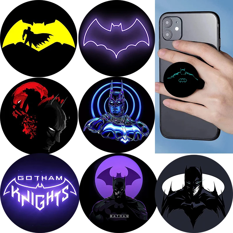 

DC Batman popping Phone Socket Folding Phone Holder Stand Phones Grip Mobile Phone Accessories Soporte Movil For Apple iPhone