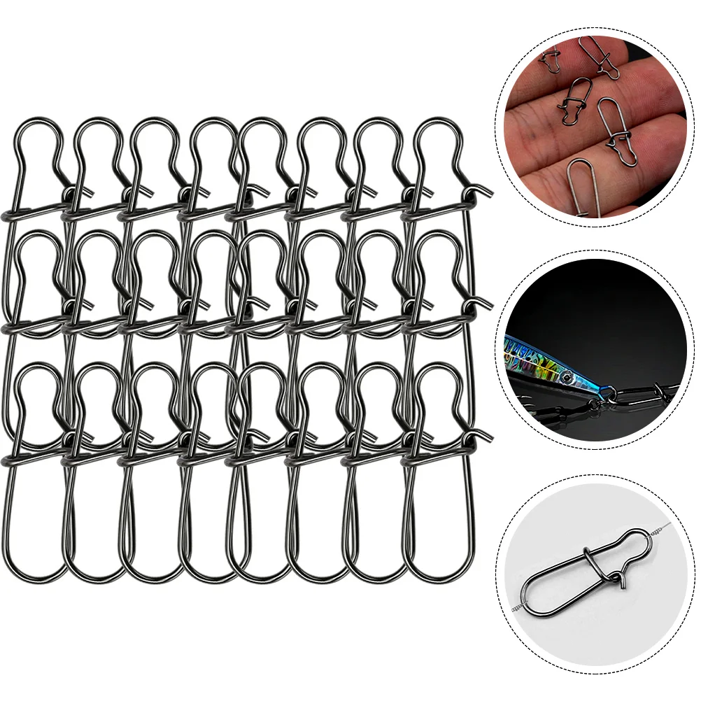 

Longline Clips Lure Pin Hook Swivels Fishing Tackle Wear-resistant Duo Lock Snap