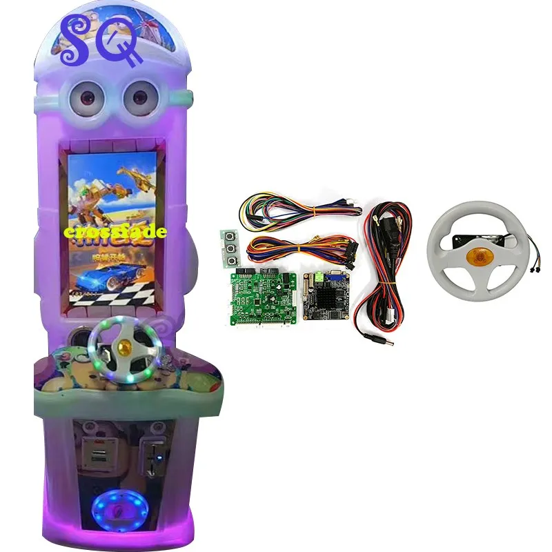 Crossfade with wheel for children's game machine