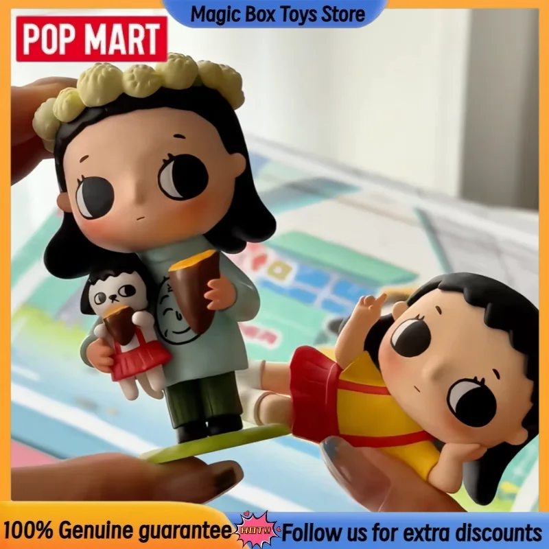 Коллекционная фигурка POP MART Blind Box: Коллаборация Nyota X Chibi Maruko Chan, мультяшное украшение для рабочего стола, подарок для взрослых коллекционеров (art.: 3920dca2a7eb4) - 3920dca2a7eb4