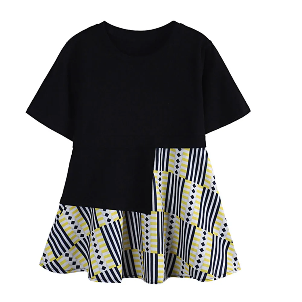 

Женская футболка в полоску, с круглым вырезом и коротким рукавом