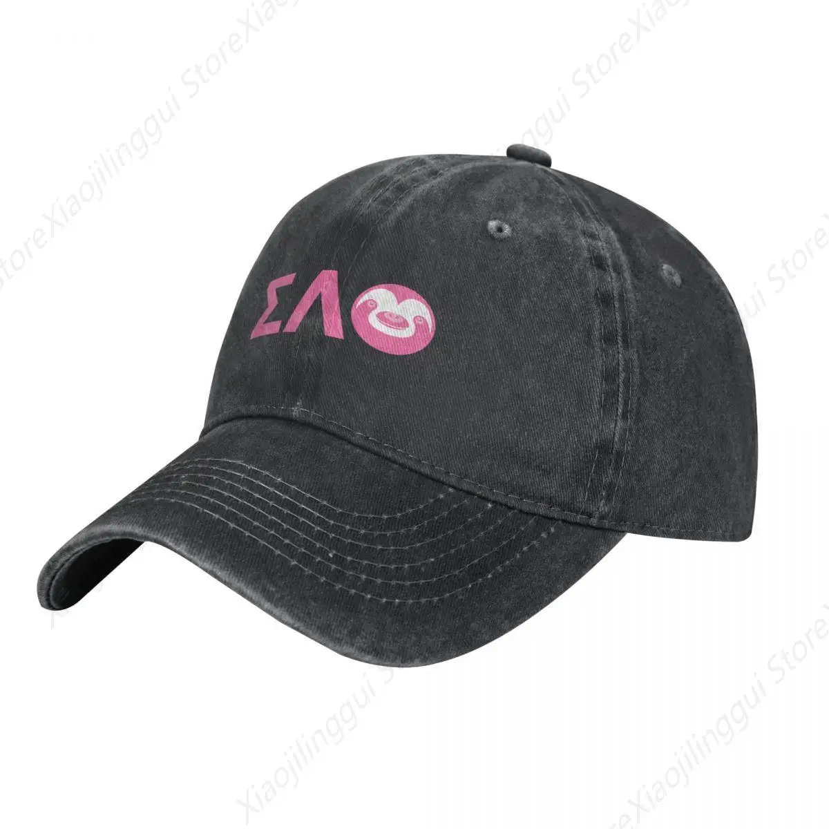 Ковбойская шапка Slotherhouse Sorority - Sigma Lambda Theta с диким шариком Солнцезащитная для