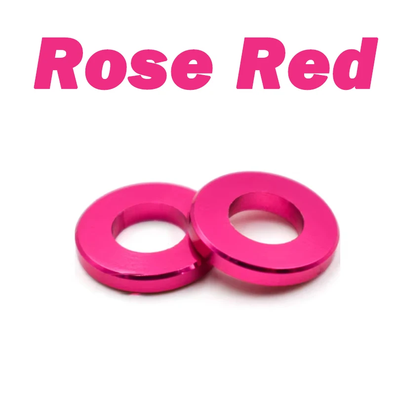 

Цветные алюминиевые шайбы M4/M5/M6/M8 1.5/2 мм