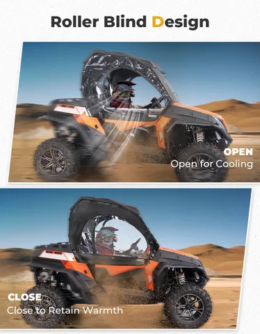 Мягкий верхний дверной ограничитель кабины, водонепроницаемый корпус UTV, съемные окна для CFMOTO ZForce 800 EX/Trail 500 1000 2014-2022