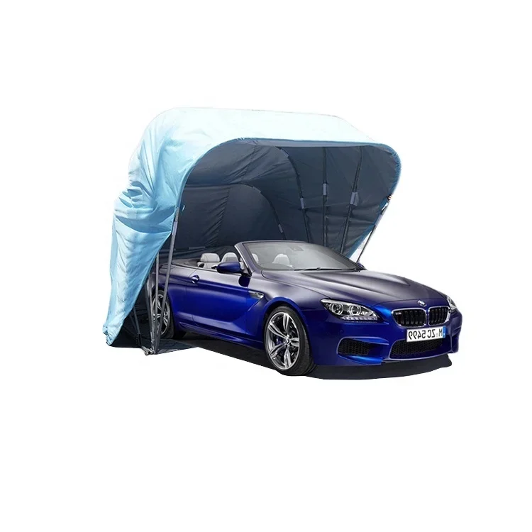 Складное запираемое прочное автомобильное укрытие для гаража в корпусе седан и