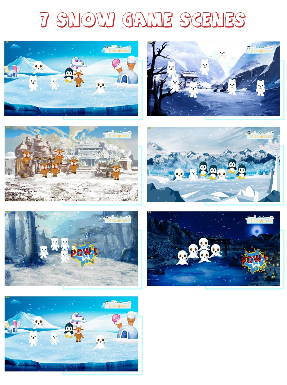 Интерактивная 3d-проекционная система все в одном 57 игр с эффектами Настенный