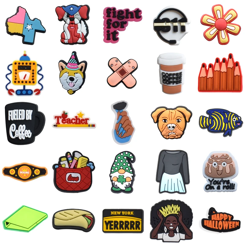 

Summer Women New Designer for Crocs Charms Kids Decorations Xmas Gifts Shoe Charms for Croc Charm Jeans Shoes Accessories Pins