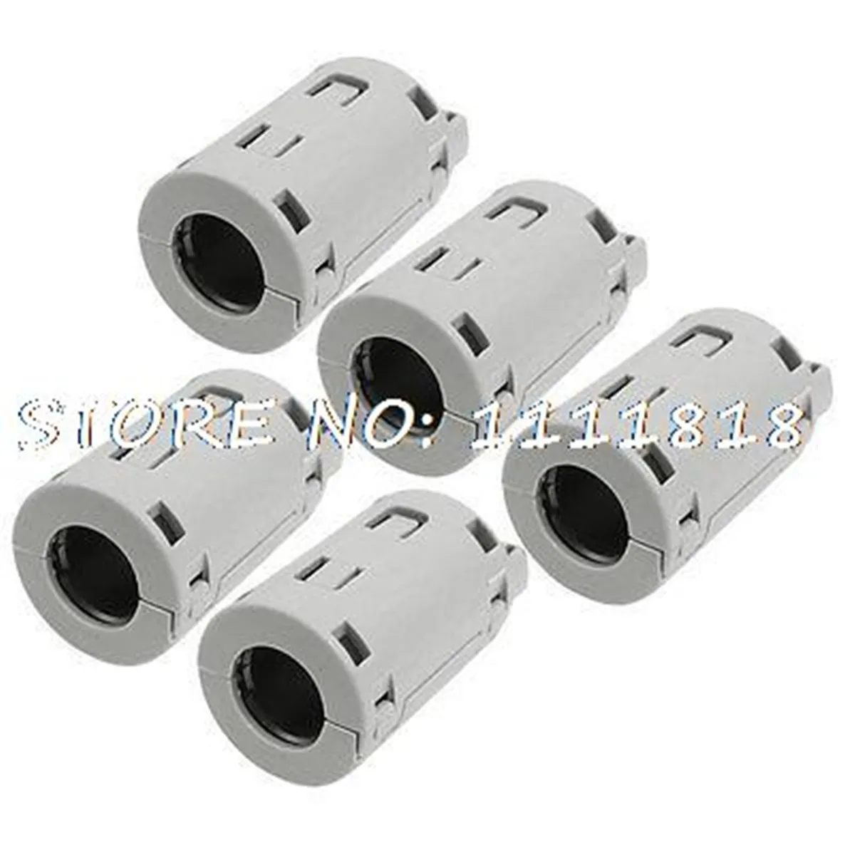 

5 Pcs Movable 11mm Inner Diameter Black Ferrite Core Ring Cable Clip UF110