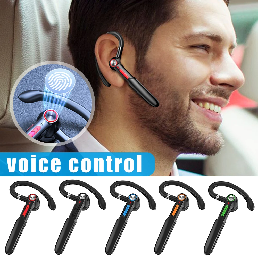 

Newest Bluetooth-Compatible Earphone Handsfree wireless headset Business headset Sports Earphones Touch Control Stereo