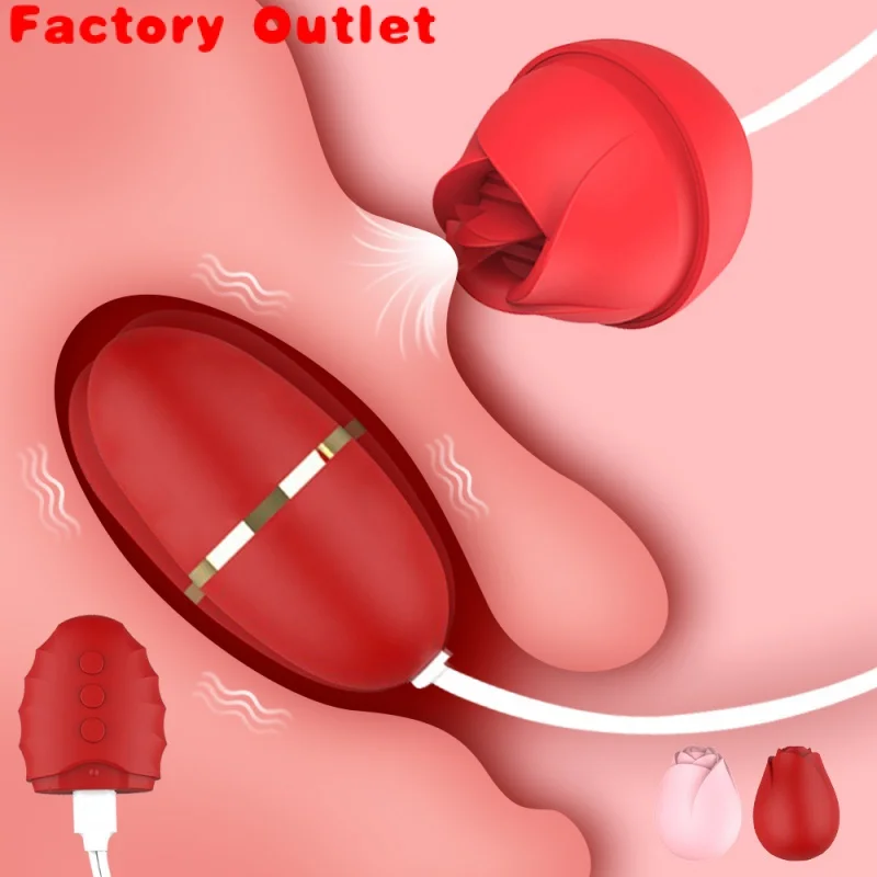 

10 Speeds Tongue Oral Licking Vibrators USB Vibrating Egg G-spot Vagina Massage Clitoris Stimulator Sex Toys For Women Sex Shop