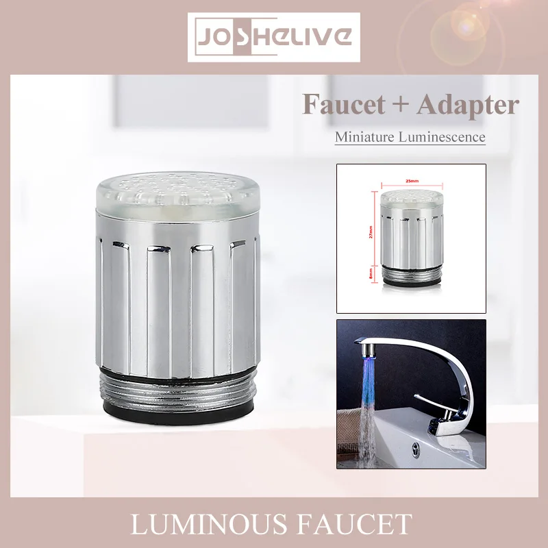 

1~5PCS Temperature Sensor LED Light Water Faucet Tap Glow Lighting Shower Spraying Faucet For Kitchen Bathroom Drop Shipping