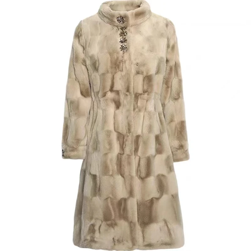 Winter Jacket Women 2022 New High Quality Loose Long Faux Fur Coat Office Lady Thick Double Faced Fur Parkas Famale Clothing