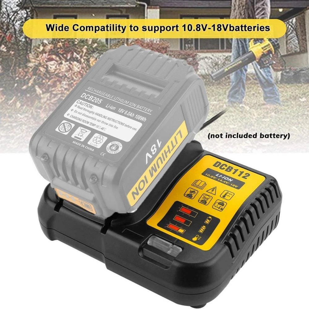 

New Generation DCB112 Li-Ion Battery Charger for Dewalt 10.8V 12V 14.4V 18V Dcb101 Dcb200 Dcb140 Dcb105 Dcb200 Dewalt Tools
