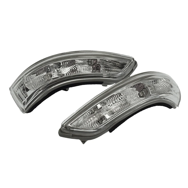 

Pair Left & Right Outside LED Mirror Turn Signal Lamp 876133L000 876143L000 Transparent For Hyundai Azera 2006-2010