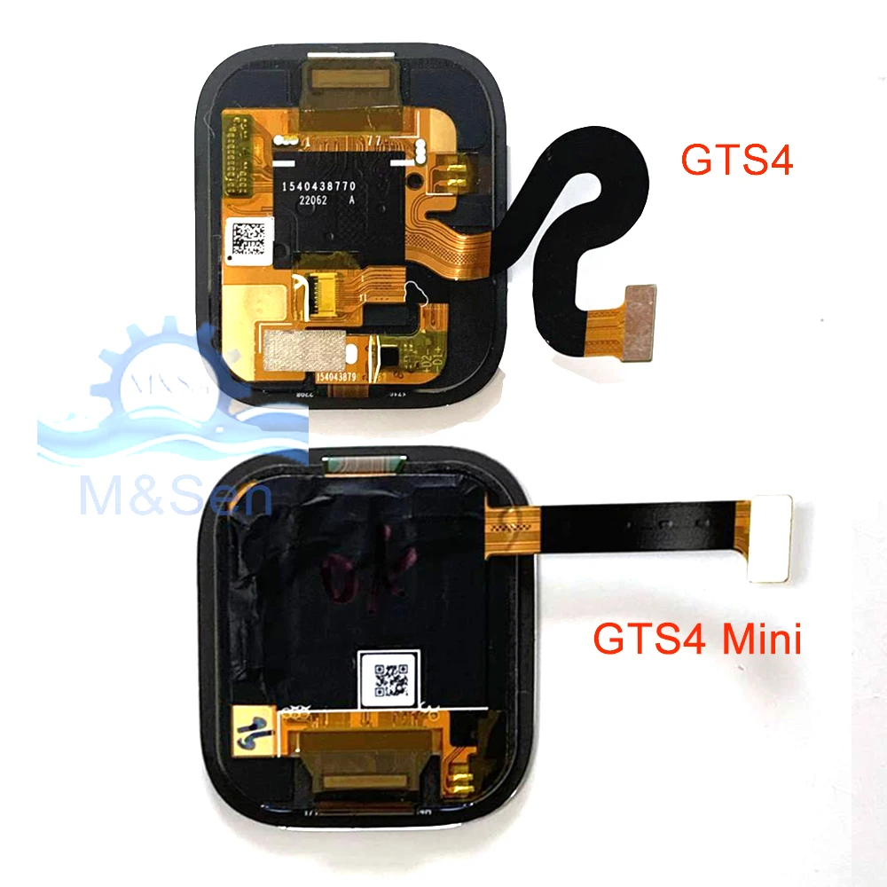 Оригинальный дисплей для Huami Amazfit GTS 4 A2167 A2168, часы, ЖК-экран, сенсорная панель, дигитайзер для Huami AMAZFIT GTS 4 MINI A2175