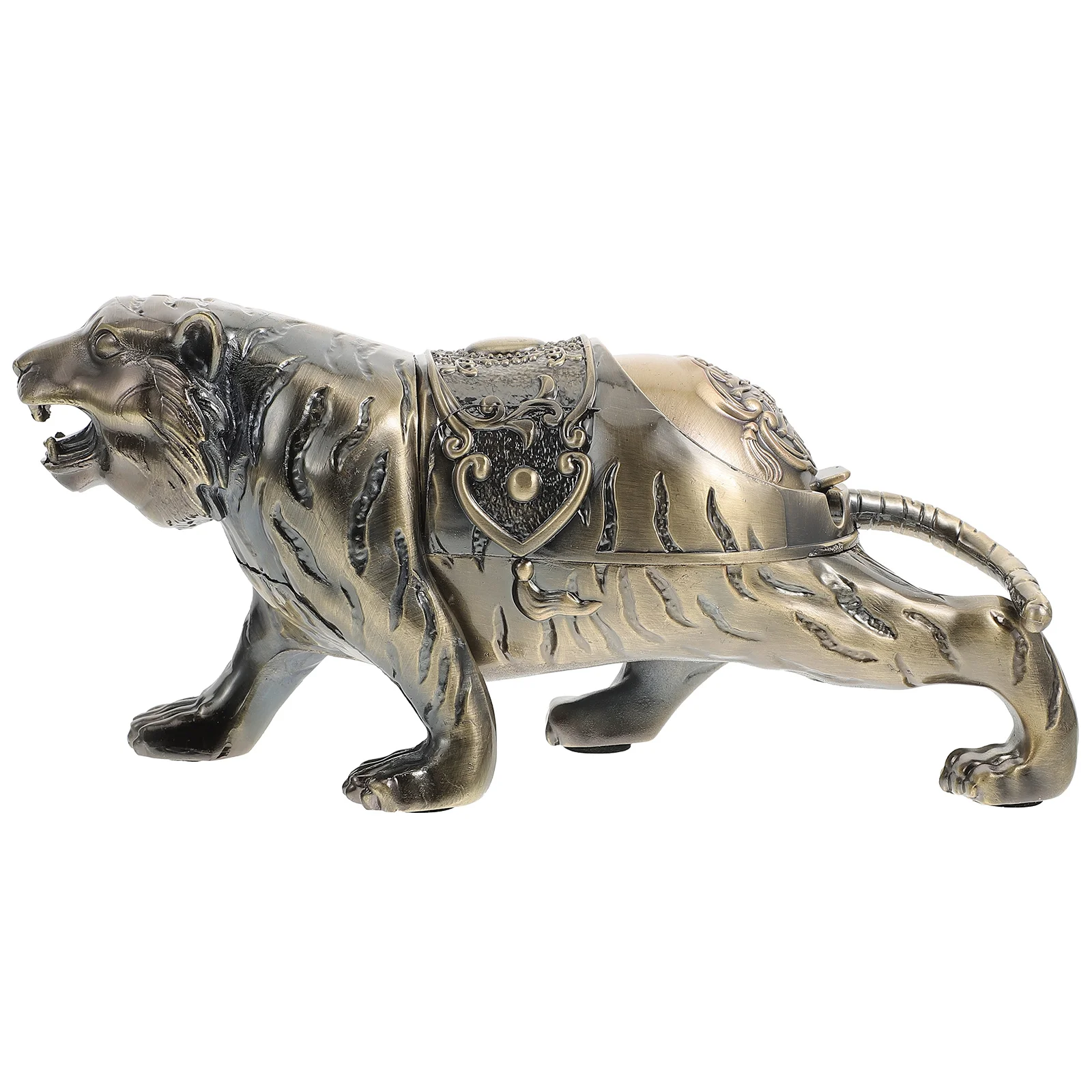 

1pc Tiger Modeling Ashtray Container Creative Indoor Ashtray Container Desktop Ashtray