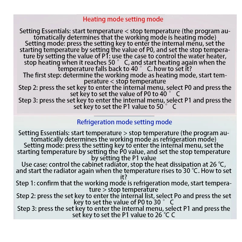 ZFX-W3003 Мини-регулятор температуры термостат терморегулятор нагревательный и