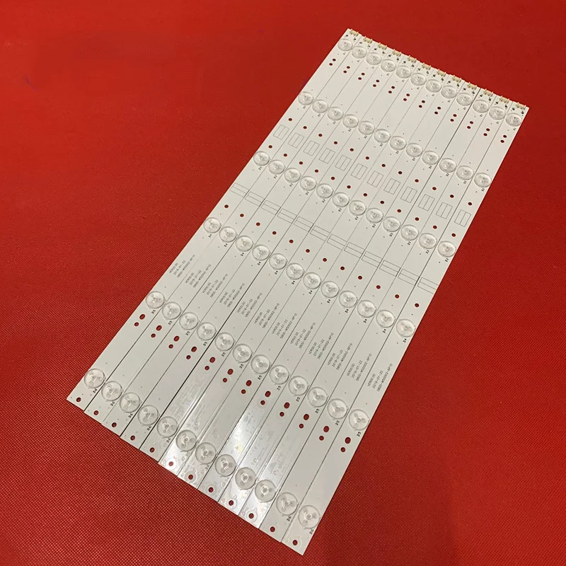 

12pcs/Kit LED Backlight Strip For HAIER TV 50E3500 50E3500A V500HJ1 PE8 LED50D6 01(A) 30350006201 LED50D06 ZC14AG 01 30350006205