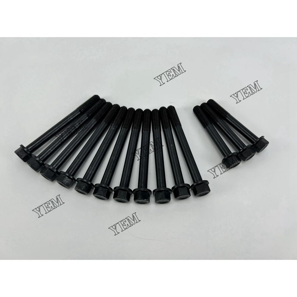 Новый комплект болтов с головкой 14x для Shibaura S773 (подходит одного двигателя)