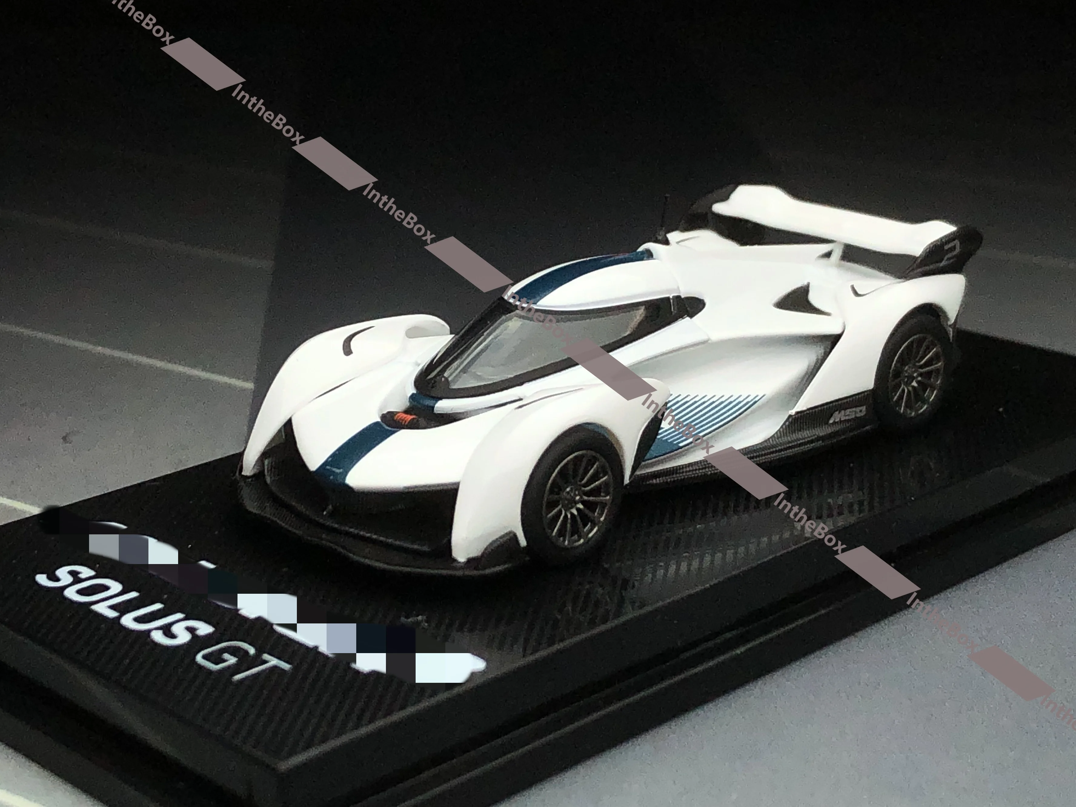 CM 1:64 White Solus GT гоночная спортивная модель литой под давлением металлический
