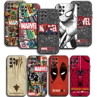 marvel iron man spiderman phone cases for samsung galaxy a51 4g a51 5g a71 4g a71 5g a52 4g a52 5g a72 4g a72 5g coque carcasa