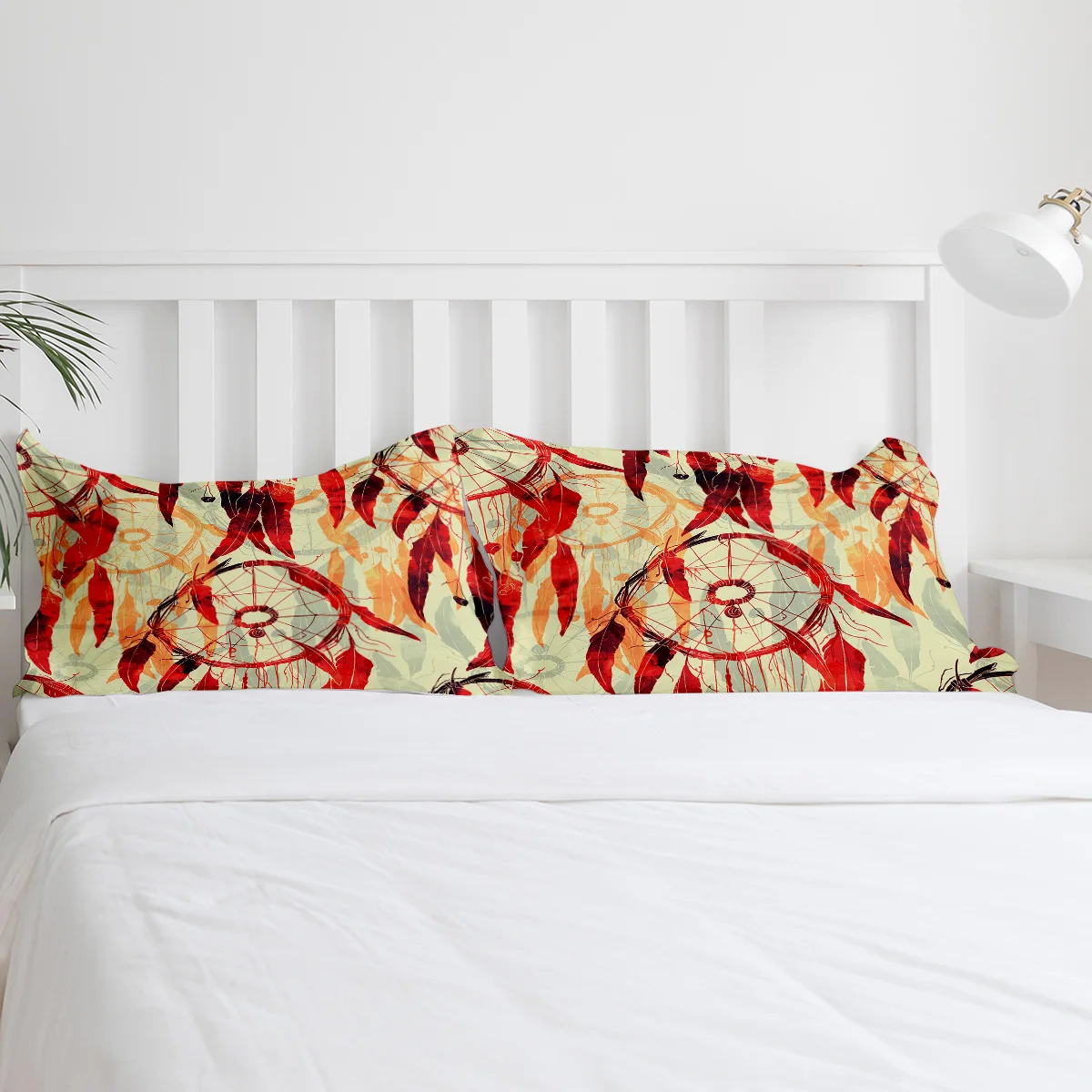 Комплект постельного белья с пододеяльником и наволочкой в этническом стиле |