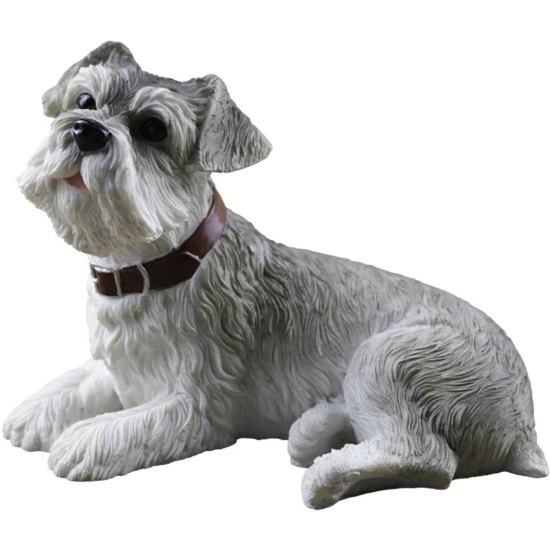 

Пластиковая статуэтка собаки шнауцер