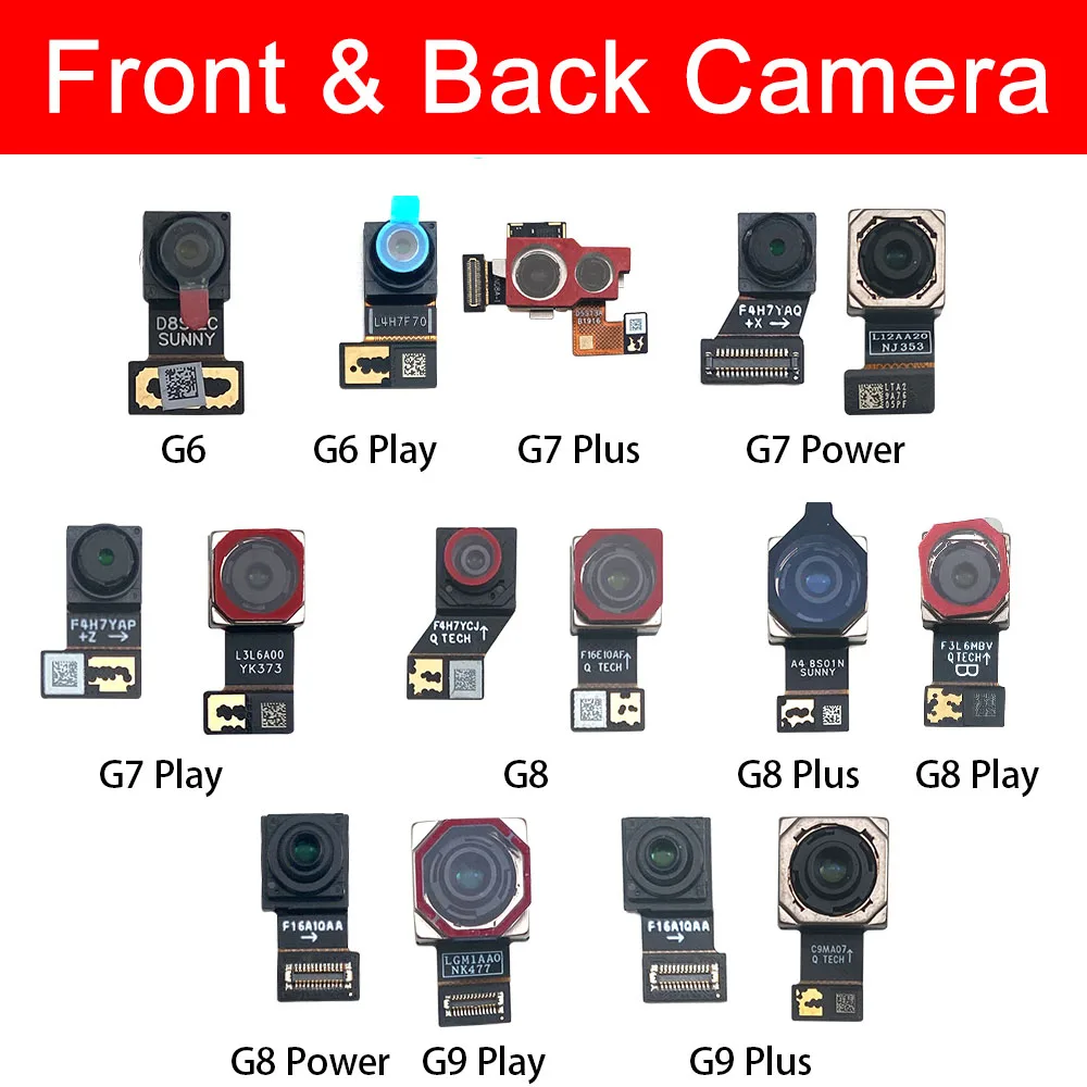 

Задняя и фронтальная камера для Motorola Moto G6 G7 G8 G9 Play G7 Plus G9 Power