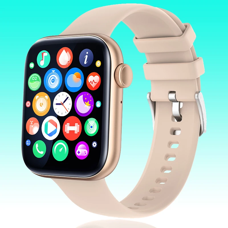 

For Androi IOS Women Bluetooth Call Smartwatch Men Rotary Keys Custom Watch Face Sports Waterproof Clock Ladies Smart Watch +Box