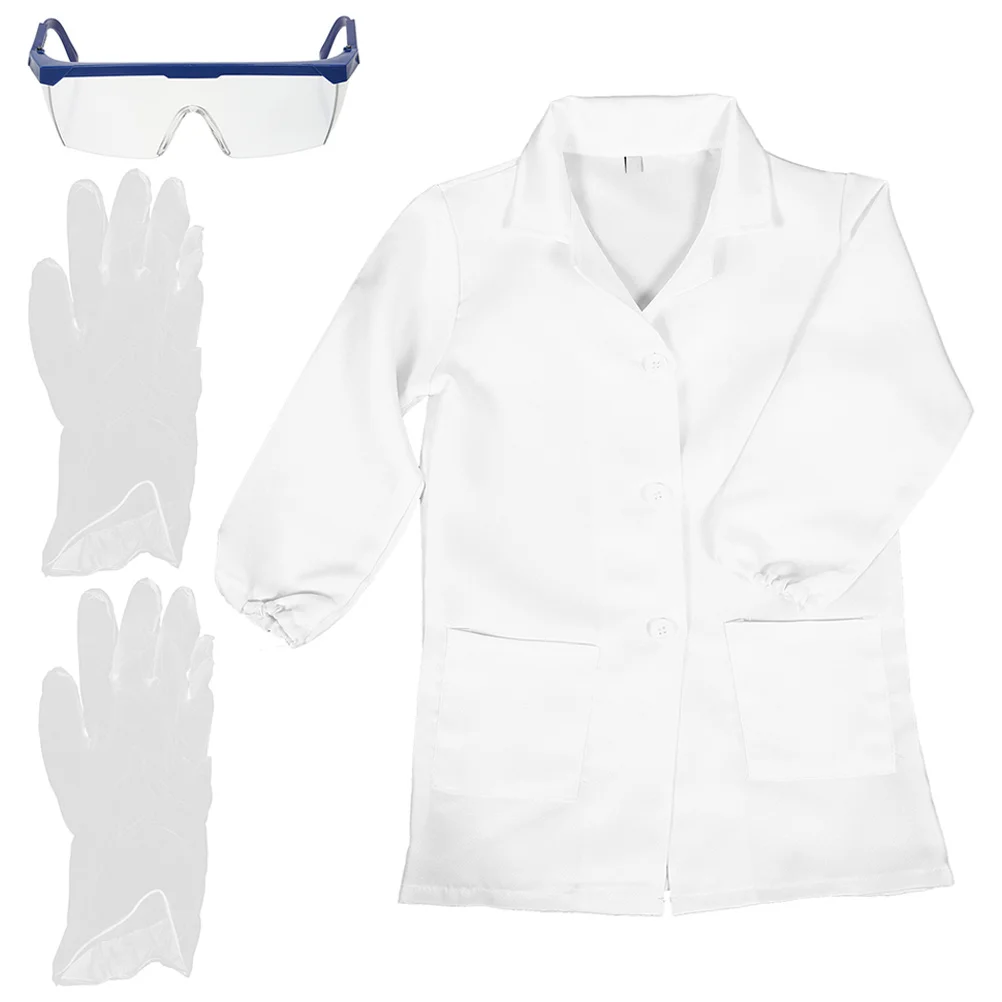 

Clothing Children's Lab Coat Roleplay Costume Kids Science Experiment Kit Plastic Outfit